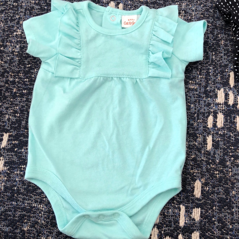 Cat & jack ruffle onesie
